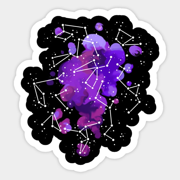 Galaxy splash Sticker by HighFives555